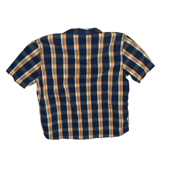 Woolrich plaid button down shirt sleeve shirt for men size xl - Picture 2 of 8